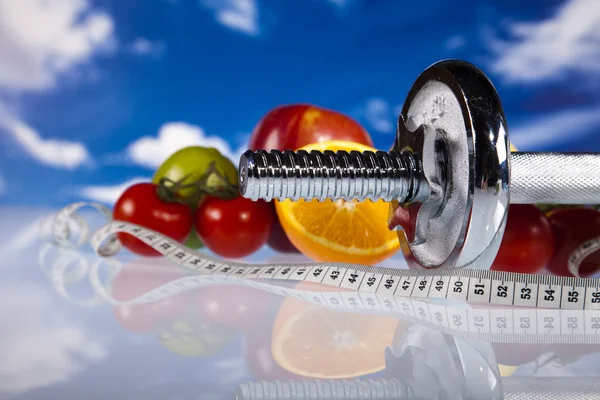 Ernährung und Messung, Fitness — Stockfoto