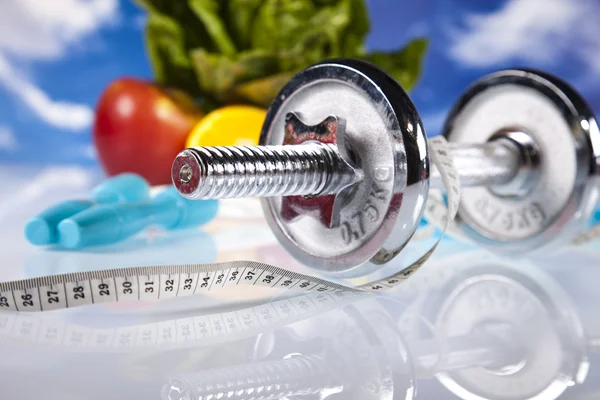 Hälsosam livsstilskoncept, frukt — Stockfoto