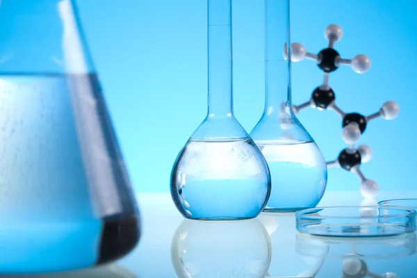 Kemi och laboratorium glasvaror — Stockfoto