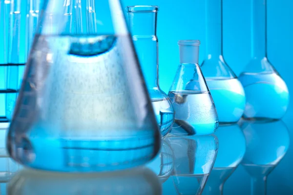 화학 및 실험실 유리 그릇 — 스톡 사진