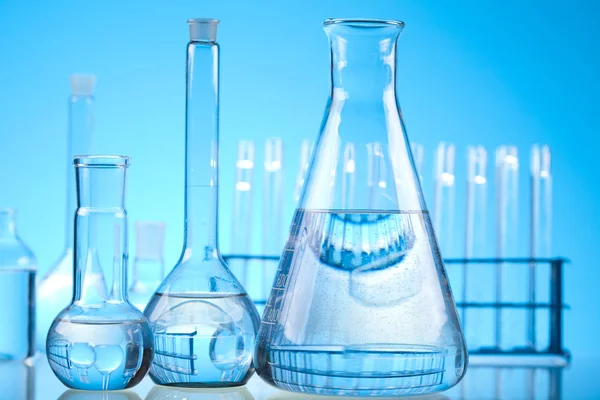 Sterila förhållanden, laboratorium glas — Stockfoto