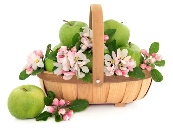 Jabłka Granny Smith — Zdjęcie stockowe