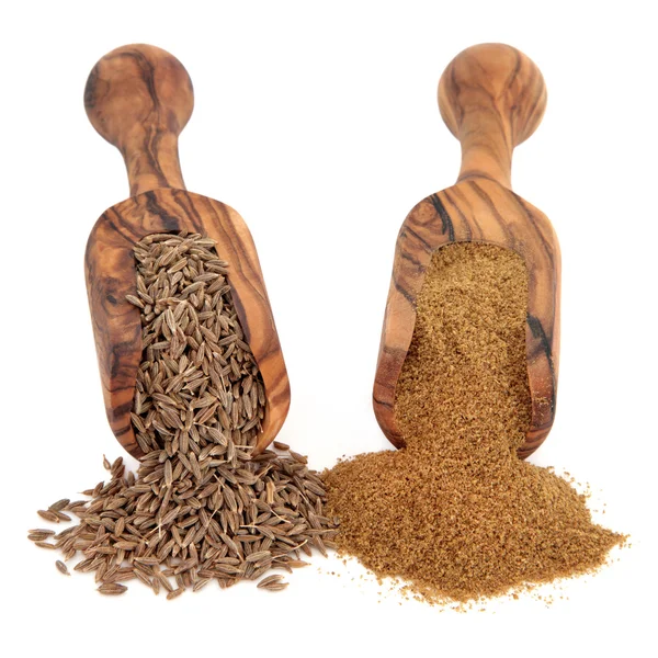 Cumin Seed and Powder — Stock Photo, Image