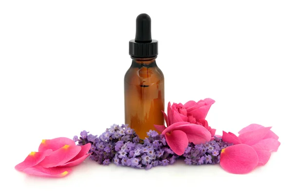 장미와 라벤더 치료 — 스톡 사진