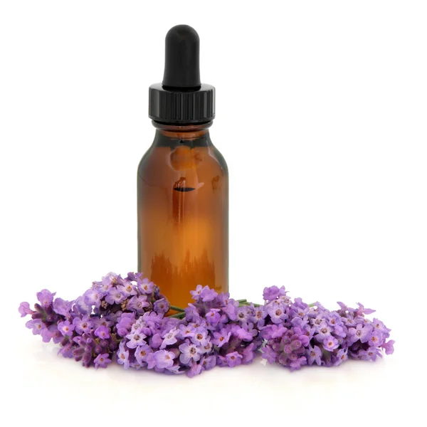 Lavendel bloem essentie — Stockfoto