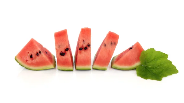 Watermeloen wiggen — Stockfoto