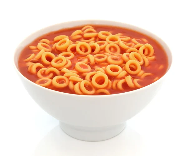 Spaghetti hoepels — Stockfoto