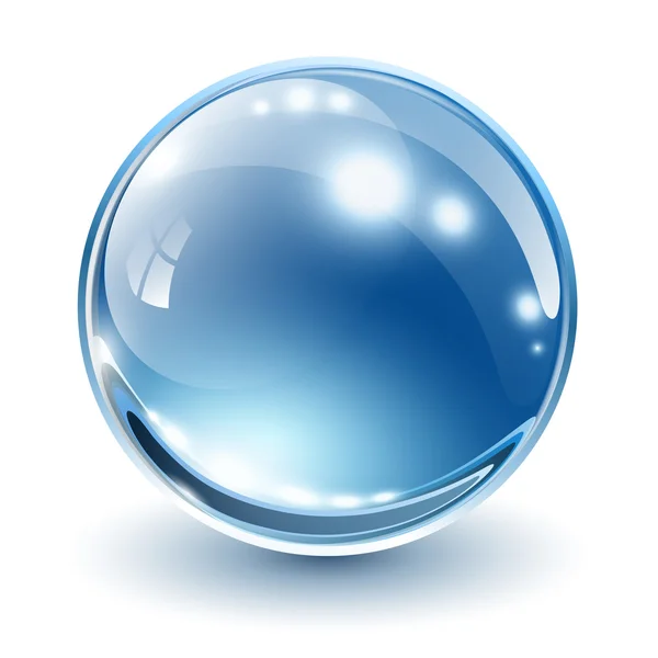 3d стеклянная сфера — стоковый вектор