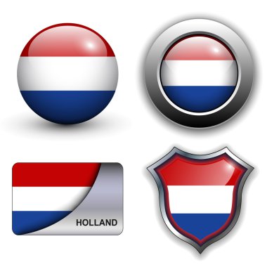 Holland icons clipart