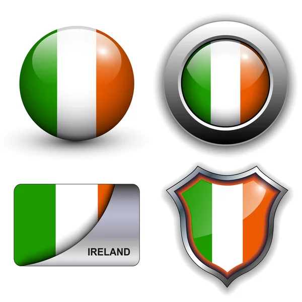 Ierland pictogrammen — Stockvector