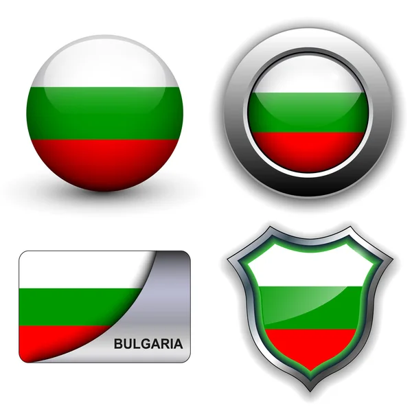 Βουλγαρία εικονίδια — Διανυσματικό Αρχείο