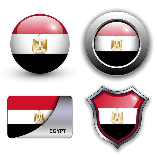 Egypt icons — Stock Vector