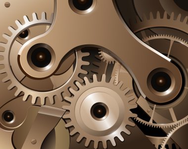 Gears background clipart