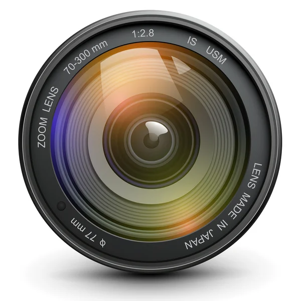 Photo lens — Stock Vector