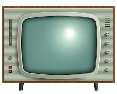 Retro tv clipart