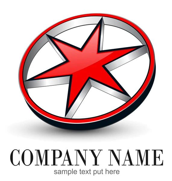 Logotipo estrela — Vetor de Stock
