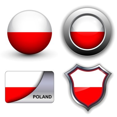 Poland icons clipart