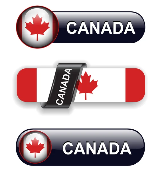 Icônes Canada — Image vectorielle