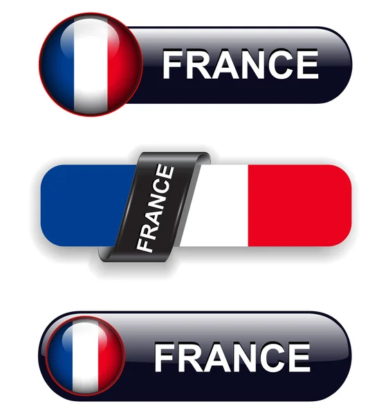 Frankrijk pictogrammen — Stockvector