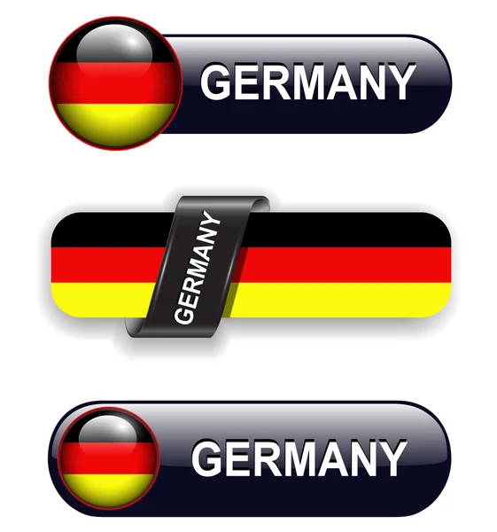 Ícones alemães — Vetor de Stock
