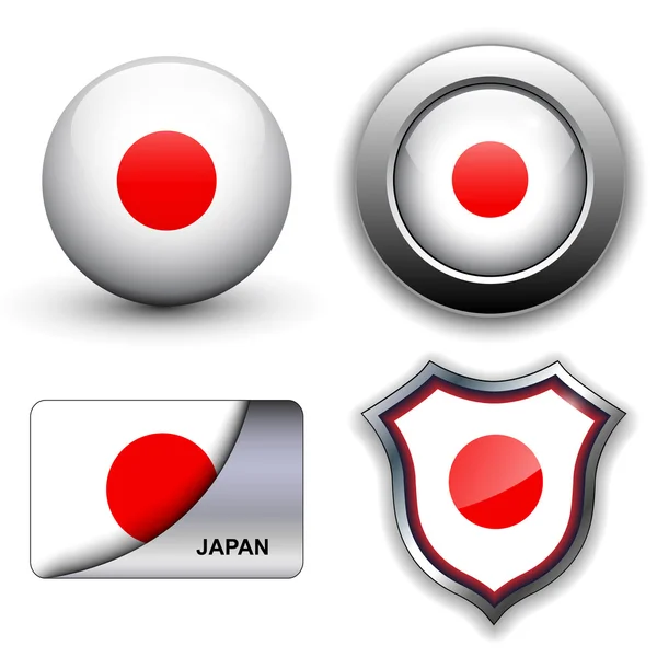 Iconos de Japón — Archivo Imágenes Vectoriales