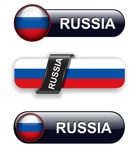 Rusland pictogrammen — Stockvector