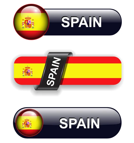 Spanje pictogrammen — Stockvector