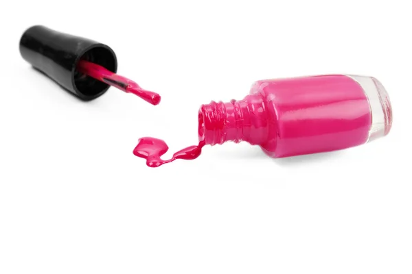 Pink nail polish — Stock Photo, Image