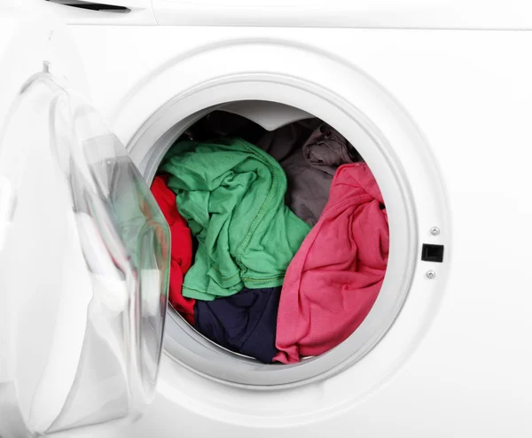 깨끗 하 고 화려한 옷 세탁기 — 스톡 사진