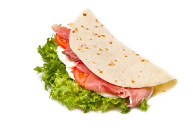 Italian piadina clipart