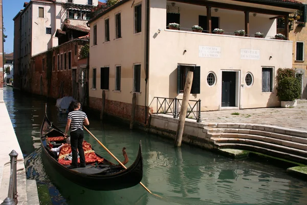 Gondel in Venedig — Stockfoto