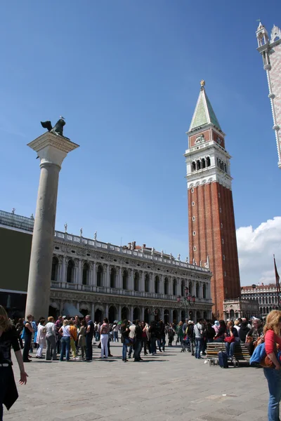 Piazza san marco v Benátkách — Stock fotografie