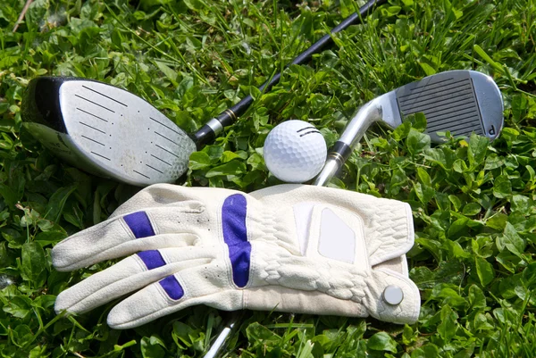 ゴルフ用具の収集 — ストック写真