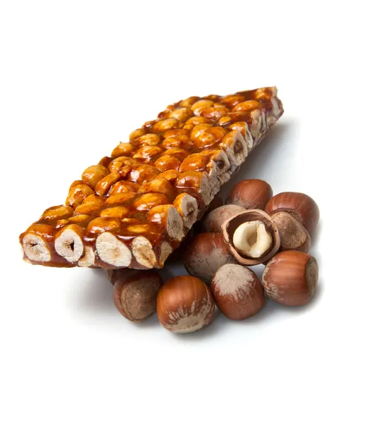 Hazelnut brittle — Stock Photo, Image