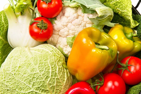 Různé skupiny čerstvé zeleniny — Stock fotografie