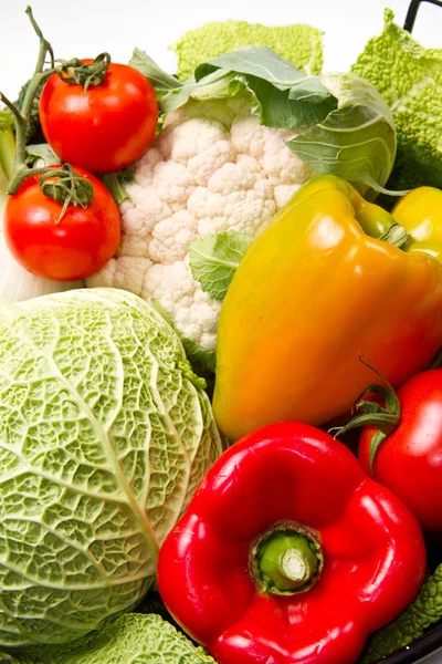Diverso gruppo di verdure fresche — Foto Stock