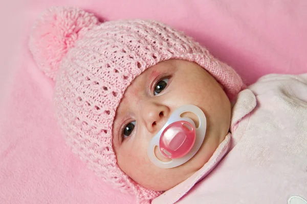 귀여운 작은 아기 여자 — 스톡 사진