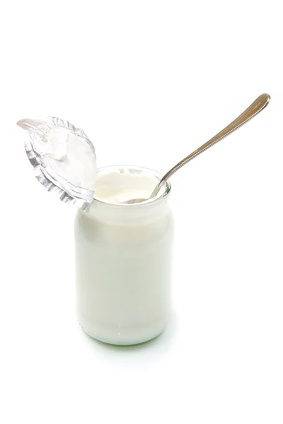Jogurt biały — Zdjęcie stockowe