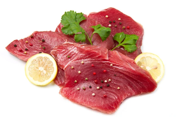 Taze ton balığı fileto — Stok fotoğraf