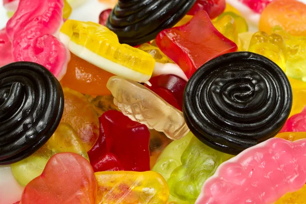 Färgglada sötsaker — Stockfoto