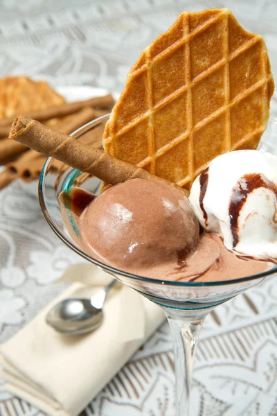 Παγωτό σοκολάτα — Φωτογραφία Αρχείου