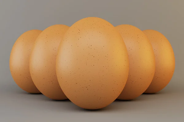 Huevos en grupo —  Fotos de Stock