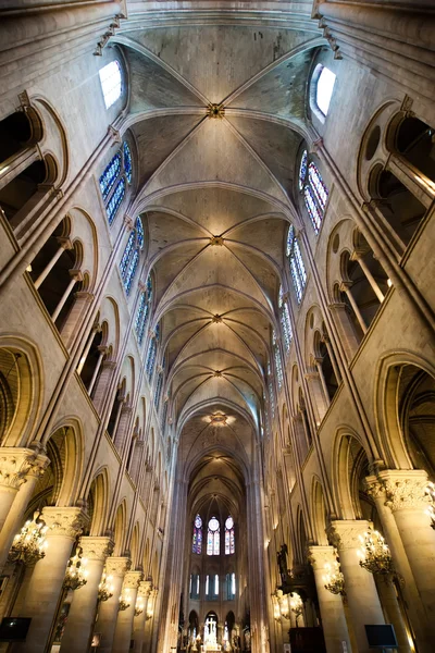 stock image The Notre-Dame cathedral interior