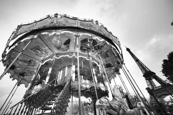 stock image Colorful Carousel in Paris