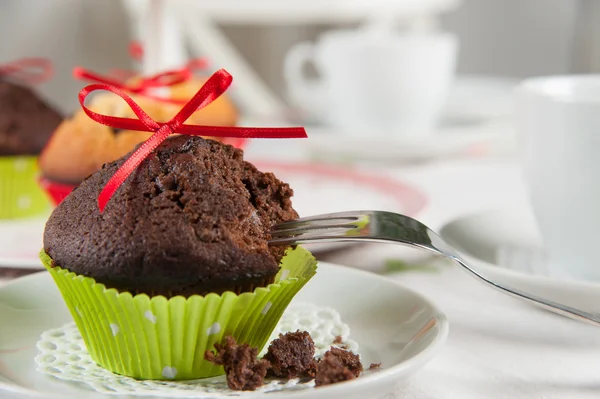 Muffin Chokolate — Fotografia de Stock