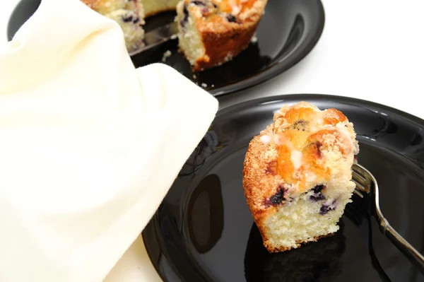 蓝莓环蛋糕 — 图库照片