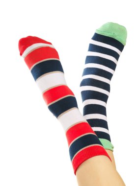 Colorful socks clipart