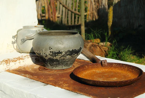 Старая посуда — стоковое фото