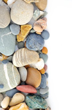 A pile of pebbles isolated clipart