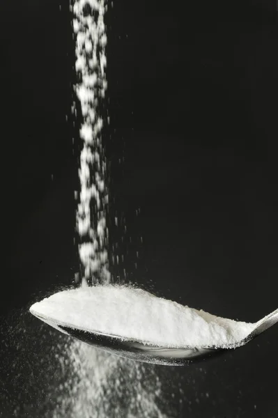 Spoonful of bicarbonate — Stock Photo, Image